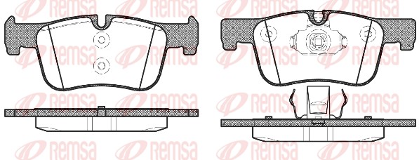 REMSA Első fékbetét 1478.00_REMSA