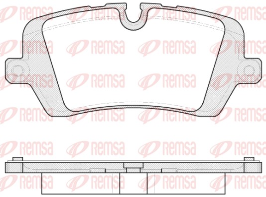 REMSA Hátsó fékbetét 1541.00_REMSA