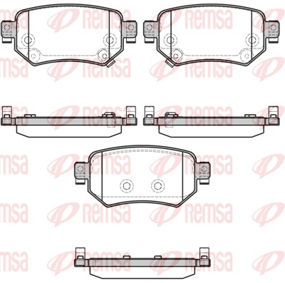 REMSA Hátsó fékbetét 1682.02_REMSA
