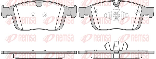 REMSA Első fékbetét 1689.00_REMSA