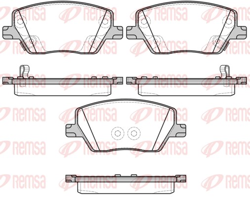 REMSA Első fékbetét 1695.02_REMSA