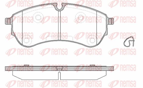 REMSA Fékbetét, mind 1830.00_REMSA