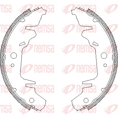 REMSA 4020.00_REMSA Fékpofa