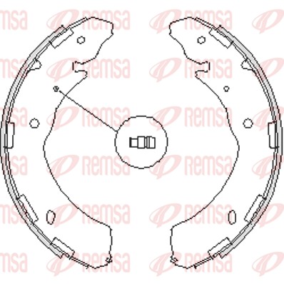 REMSA Fékpofa 4236.00_REMSA