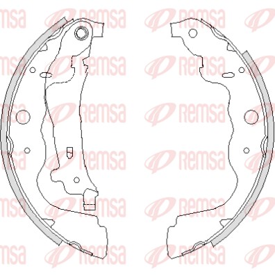 REMSA Fékpofa 4237.00_REMSA