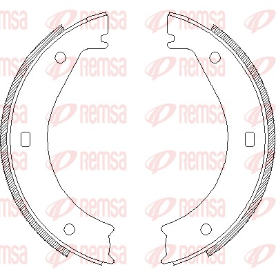 REMSA Fékpofa 4404.00_REMSA