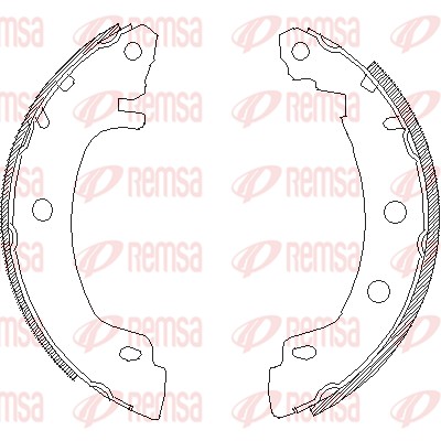 REMSA Fékpofa 4416.00_REMSA