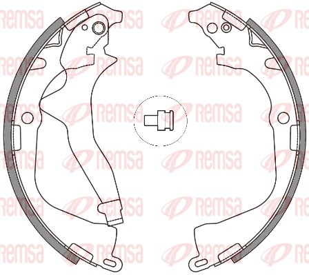 REMSA Fékpofa 4648.00_REMSA