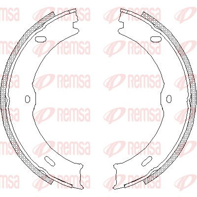 REMSA Fékpofa 4746.00_REMSA