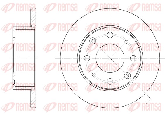 REMSA Első féktárcsa 6015.00_REMSA