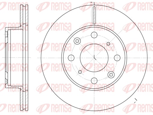 REMSA Első féktárcsa 6038.10_REMSA