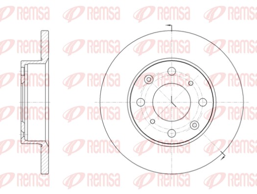 REMSA Első féktárcsa 6040.00_REMSA
