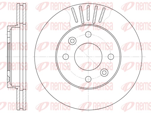 REMSA Első féktárcsa 6080.10_REMSA