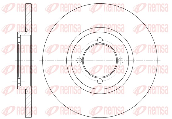 REMSA Első féktárcsa 6091.00_REMSA