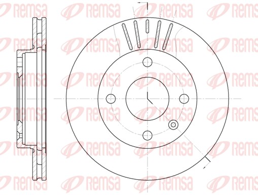 REMSA Első féktárcsa 6096.10_REMSA