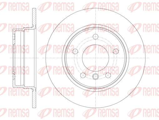 REMSA Hátsó féktárcsa 61013.00_REMSA