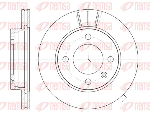 REMSA Első féktárcsa 6106.10_REMSA