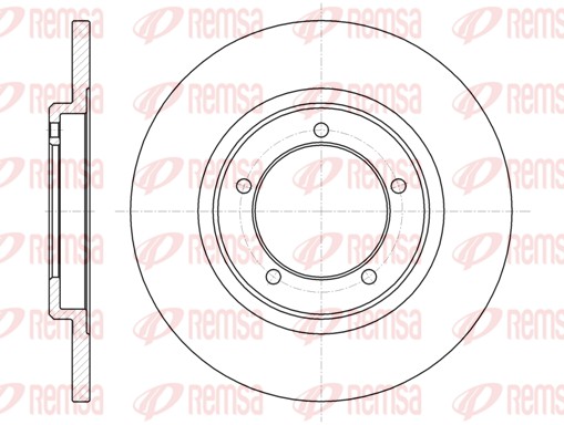 REMSA Első féktárcsa 61094.00_REMSA