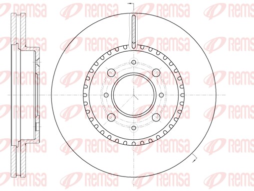 REMSA Első féktárcsa 61096.10_REMSA