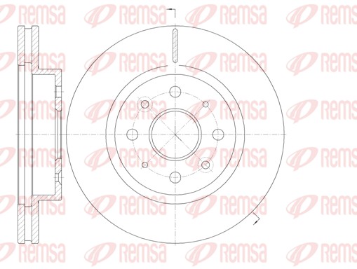 REMSA Első féktárcsa 61103.10_REMSA