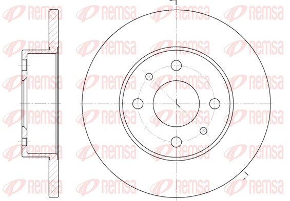 REMSA Első féktárcsa 6111.00_REMSA