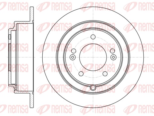 REMSA Hátsó féktárcsa 61276.00_REMSA