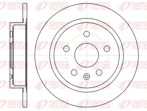 REMSA Hátsó féktárcsa 61279.00_REMSA