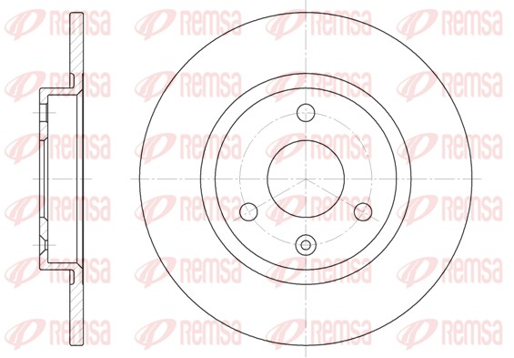 REMSA Első féktárcsa 6129.00_REMSA