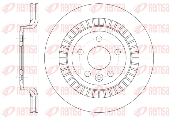 REMSA Hátsó féktárcsa 61320.10_REMSA