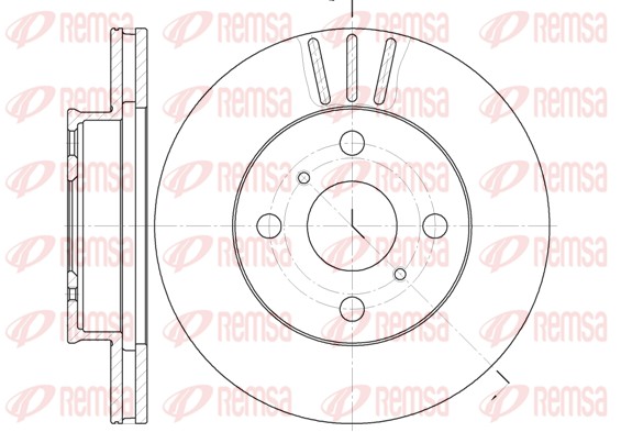 REMSA Első féktárcsa 6134.10_REMSA