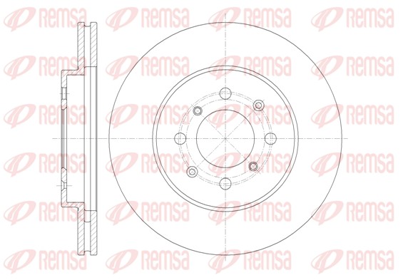 REMSA Első féktárcsa 61357.10_REMSA