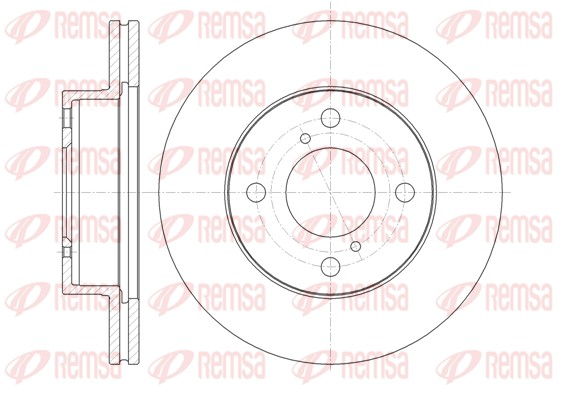 REMSA Első féktárcsa 61371.10_REMSA