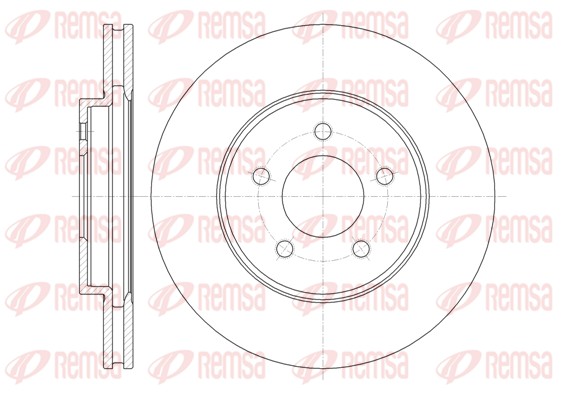 REMSA Első féktárcsa 61376.10_REMSA
