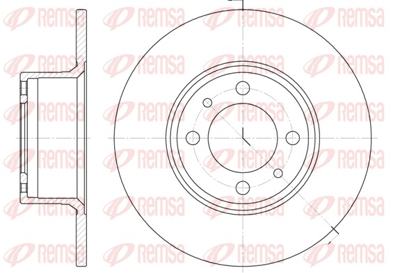 REMSA Első féktárcsa 6156.00_REMSA