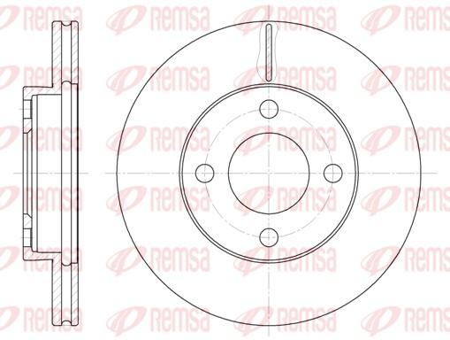 REMSA Első féktárcsa 6185.10_REMSA