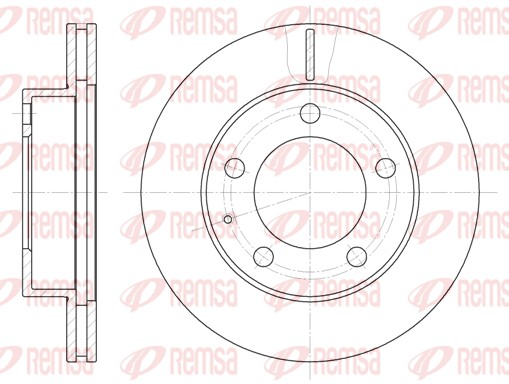 REMSA Első féktárcsa 6203.10_REMSA