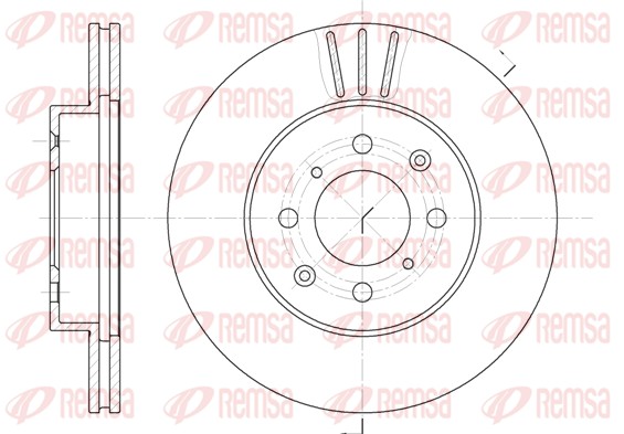REMSA Első féktárcsa 6226.10_REMSA