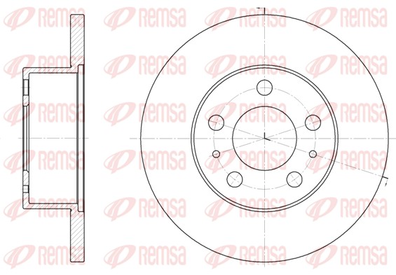 REMSA Első féktárcsa 6233.00_REMSA