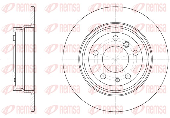 REMSA Hátsó féktárcsa 6342.00_REMSA