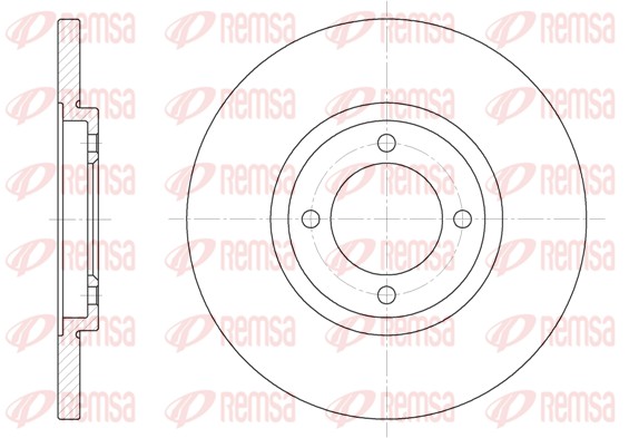 REMSA Első féktárcsa 6362.00_REMSA