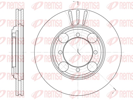 REMSA Első féktárcsa 6375.10_REMSA
