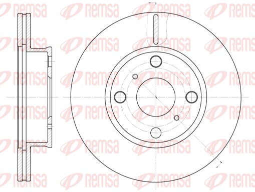 REMSA Első féktárcsa 6402.10_REMSA