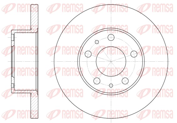 REMSA Első féktárcsa 6473.00_REMSA