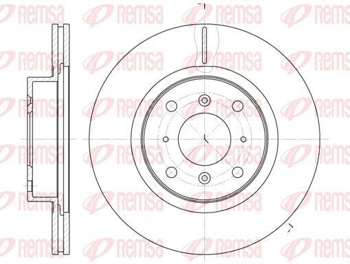 REMSA Első féktárcsa 6484.10_REMSA