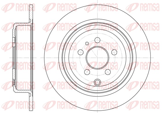 REMSA Hátsó féktárcsa 6502.00_REMSA