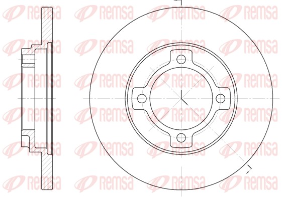 REMSA Első féktárcsa 6522.00_REMSA