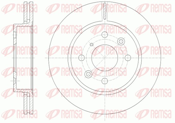 REMSA Első féktárcsa 6523.10_REMSA