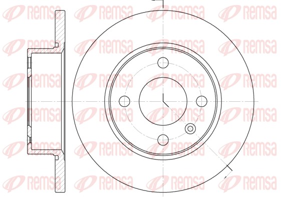 REMSA Első féktárcsa 6538.00_REMSA