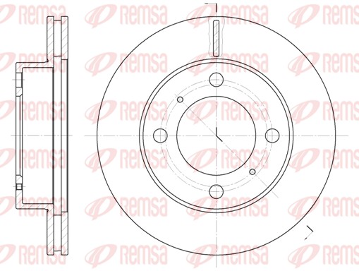 REMSA Első féktárcsa 6539.10_REMSA