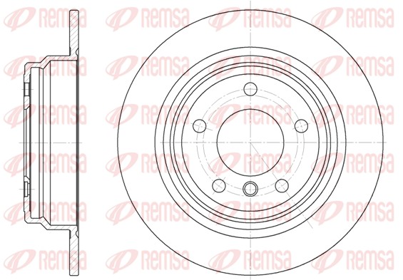 REMSA 6554.00_REMSA Hátsó féktárcsa